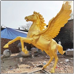 高2.5米飞马铜雕塑