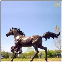 纯铜公园铜马雕塑
