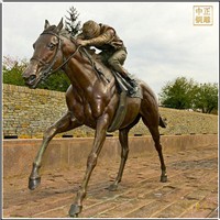 骑马铜雕塑铸造