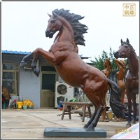 铜马雕塑造型特点
